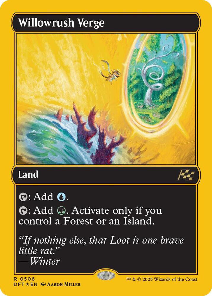 Willowrush Verge (First-Place Foil) (506) [Aetherdrift]