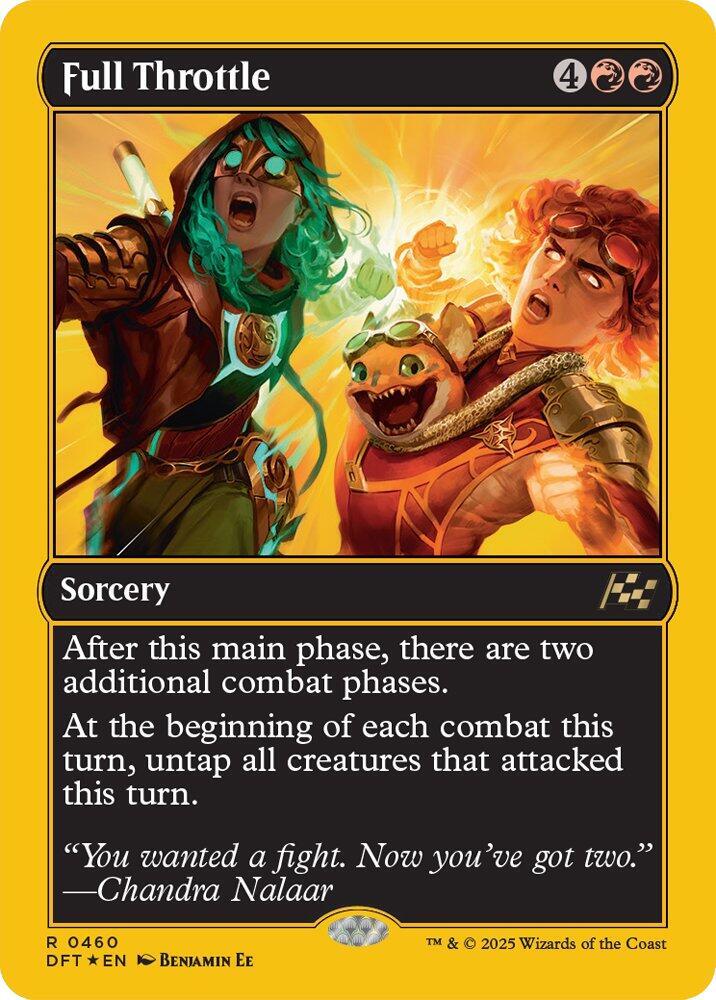 Full Throttle (First-Place Foil) (460) [Aetherdrift]