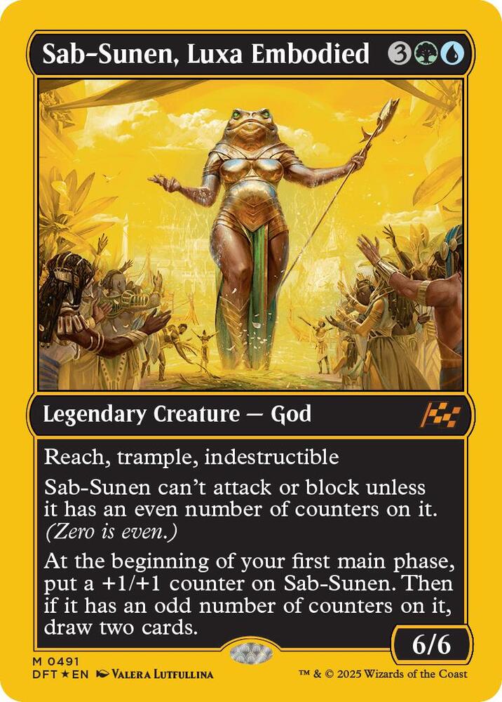 Sab-Sunen, Luxa Embodied (First-Place Foil) (491) [Aetherdrift]