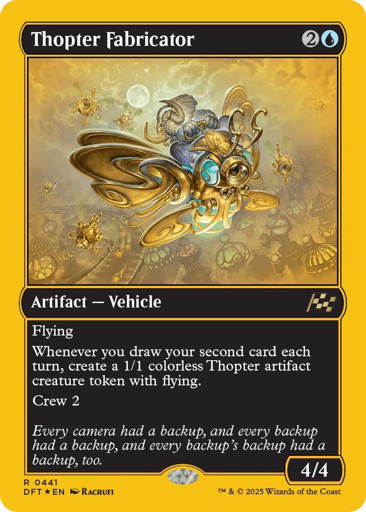 Thopter Fabricator (First-Place Foil) (441) [Aetherdrift]