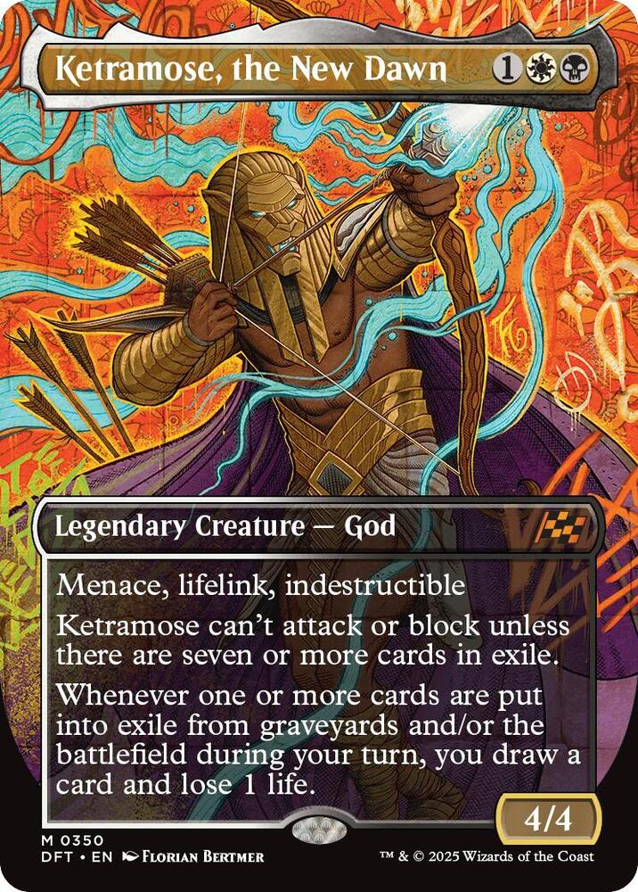 Ketramose, the New Dawn (Borderless) (350) [Aetherdrift]