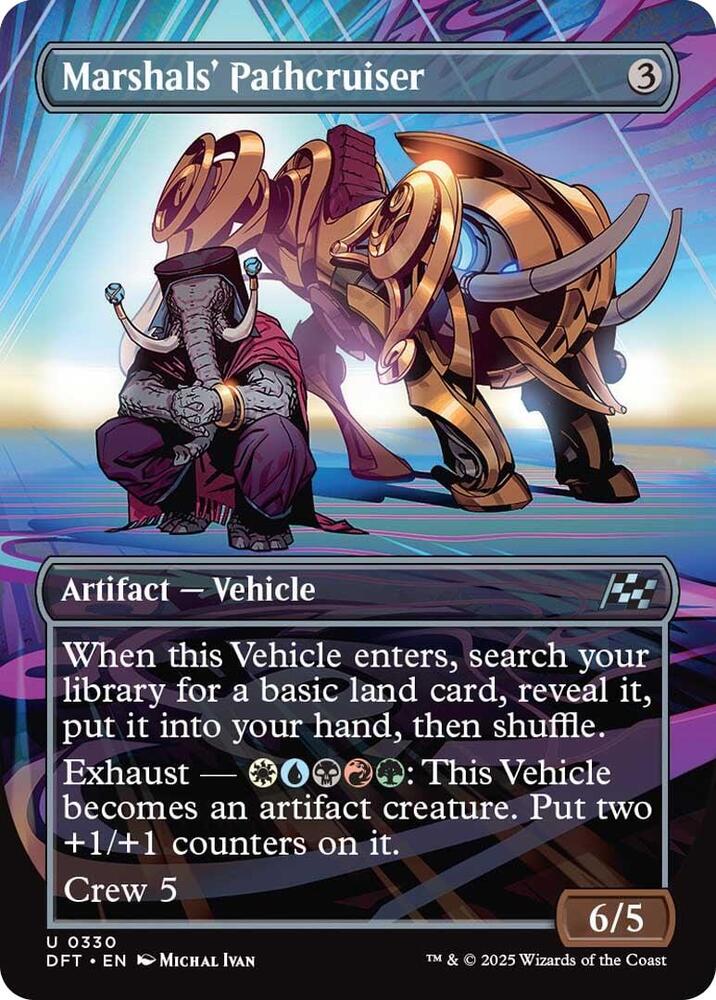 Marshals' Pathcruiser (Borderless) (330) [Aetherdrift]