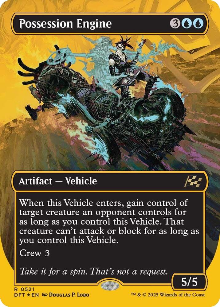 Possession Engine (Borderless) (First-Place Foil) (521) [Aetherdrift]
