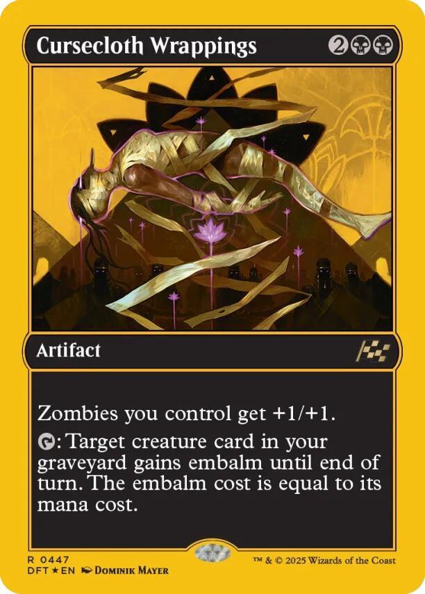 Cursecloth Wrappings (First-Place Foil) (447) [Aetherdrift]