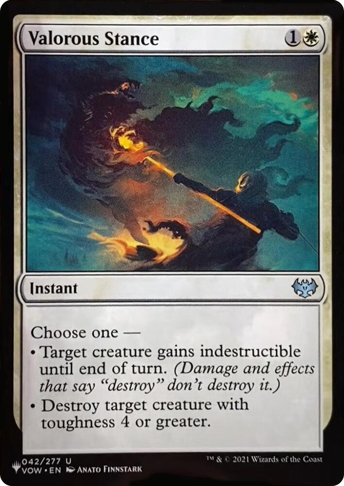 Valorous Stance (VOW) (042/277) [The List]