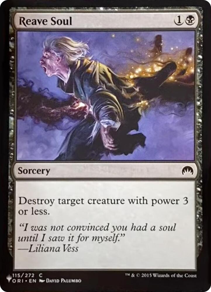 Reave Soul (115/272) [The List]