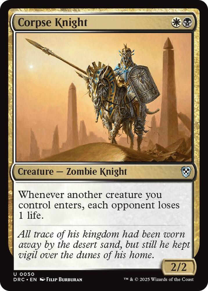 Corpse Knight (50) [Aetherdrift Commander]