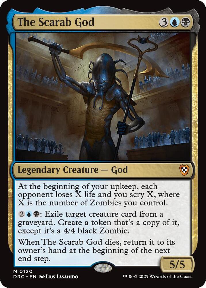 The Scarab God (120) [Aetherdrift Commander]