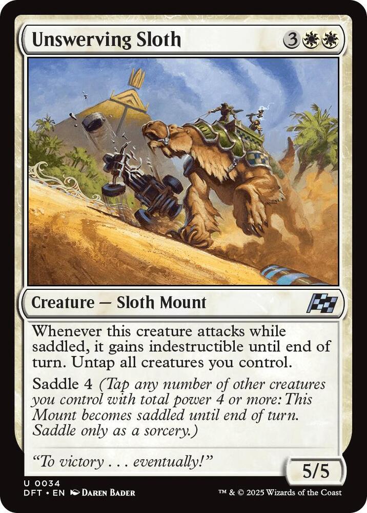 Unswerving Sloth (34) [Aetherdrift]
