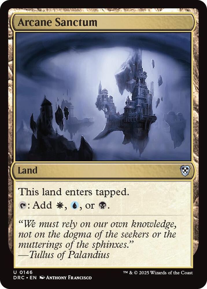 Arcane Sanctum (146) [Aetherdrift Commander]