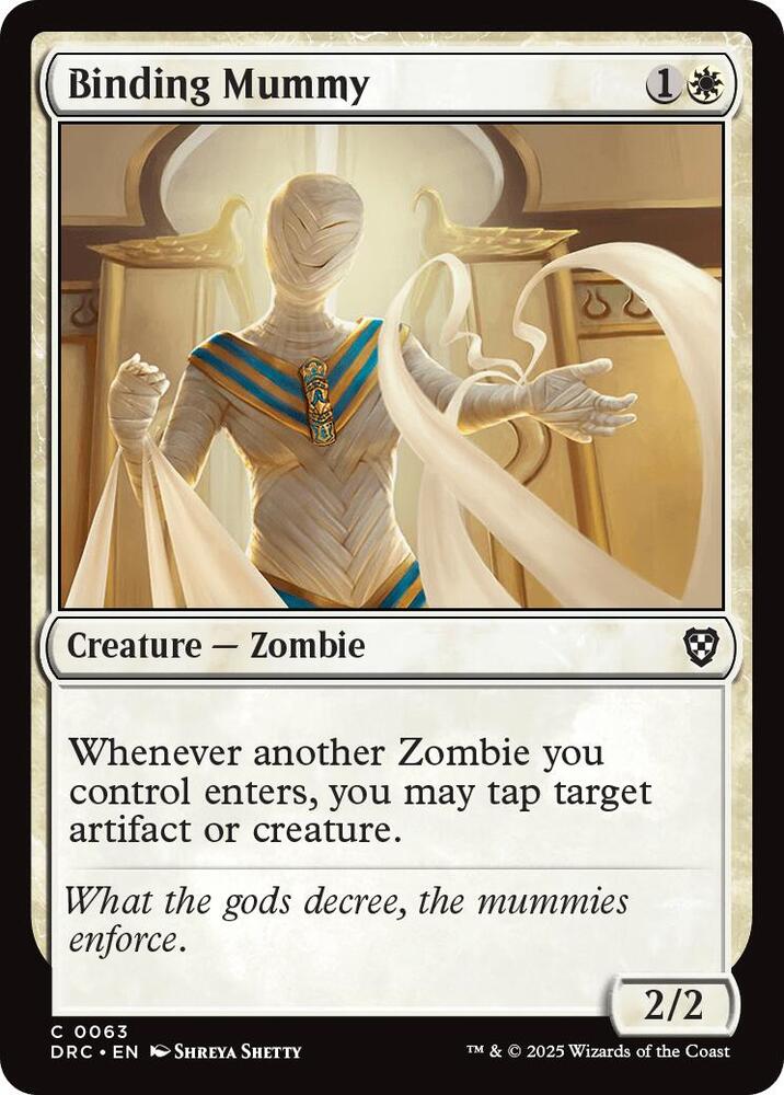 Binding Mummy (63) [Aetherdrift Commander]
