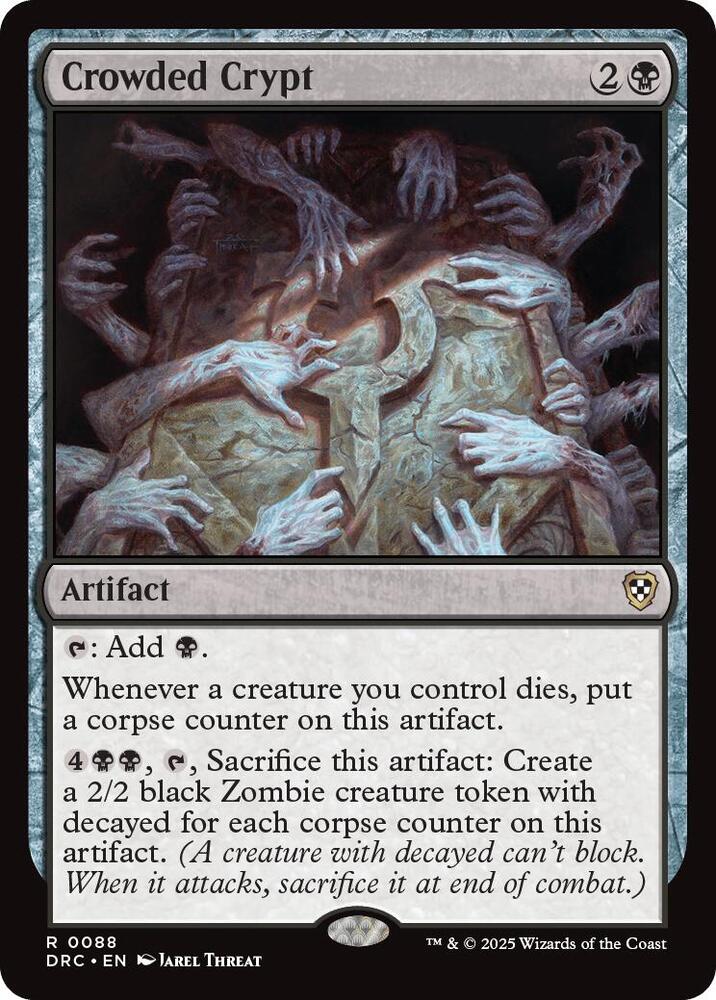 Crowded Crypt (88) [Aetherdrift Commander]
