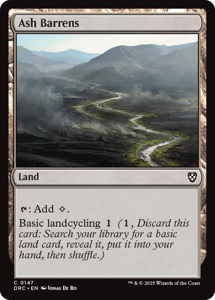 Ash Barrens (147) [Aetherdrift Commander]