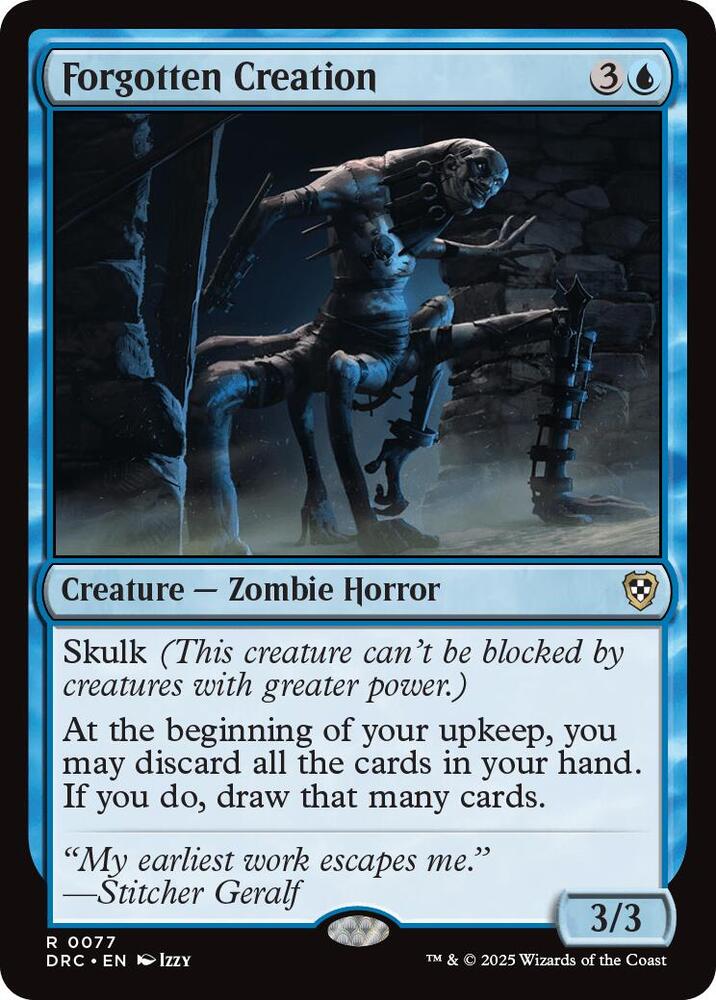 Forgotten Creation (77) [Aetherdrift Commander]