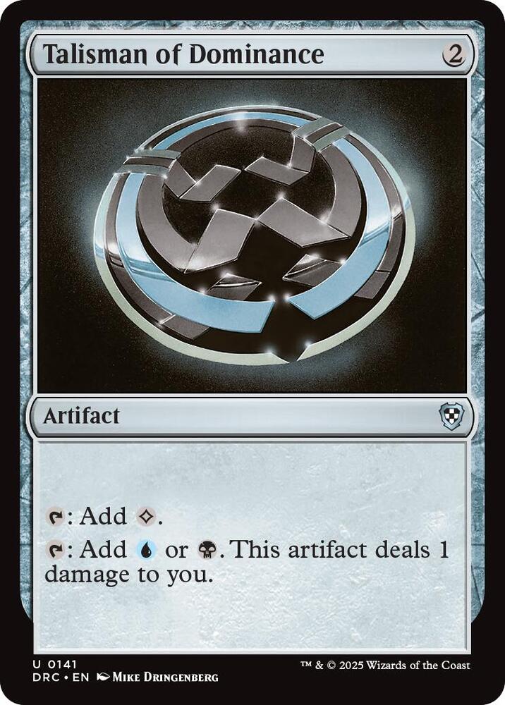 Talisman of Dominance (141) [Aetherdrift Commander]