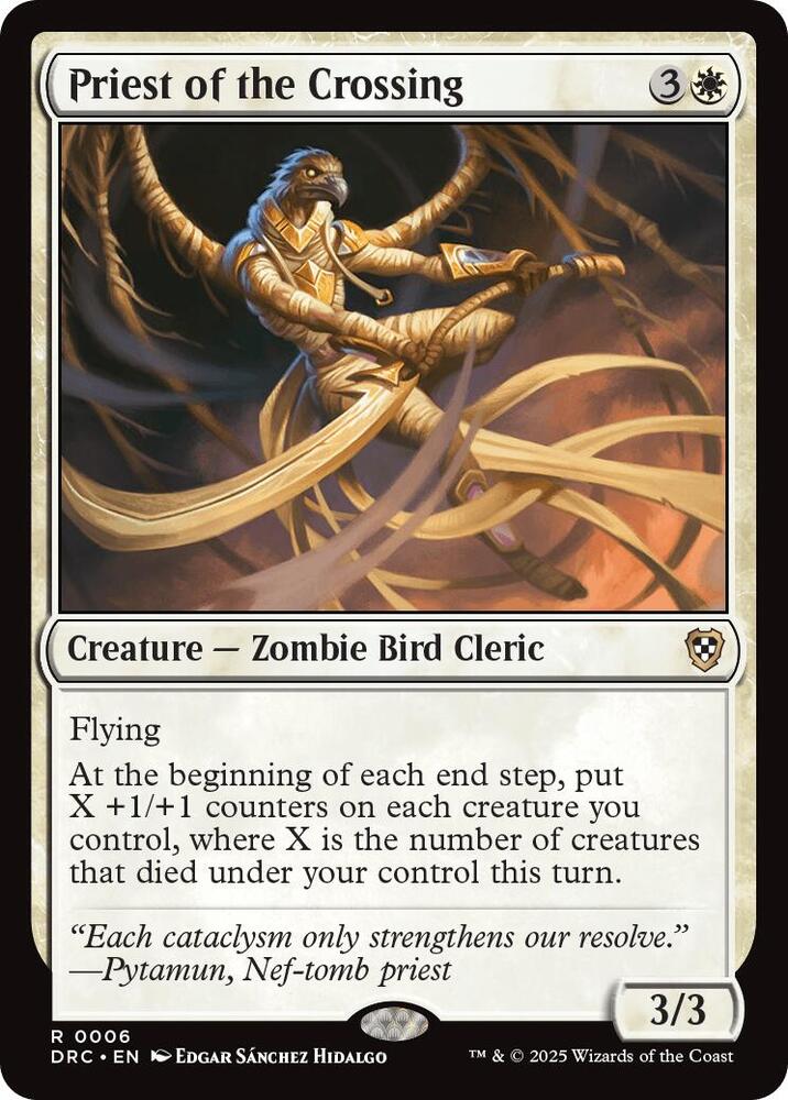 Priest of the Crossing (6) [Aetherdrift Commander]