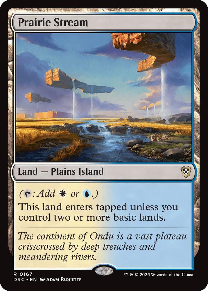 Prairie Stream (167) [Aetherdrift Commander]