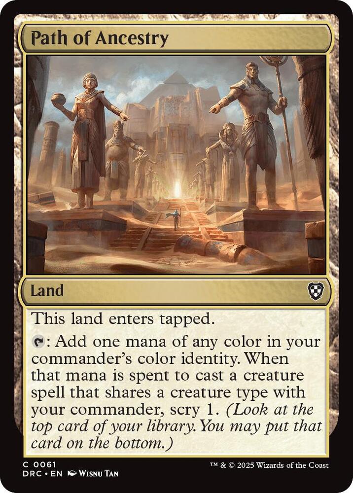 Path of Ancestry (0061) [Aetherdrift Commander]