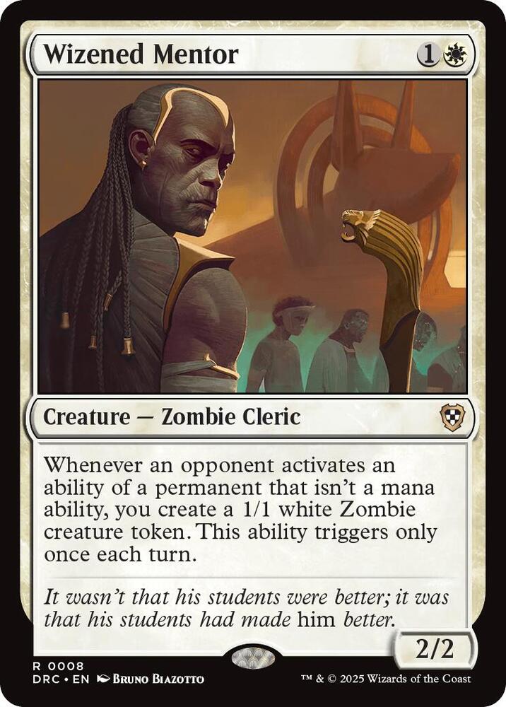 Wizened Mentor (8) [Aetherdrift Commander]