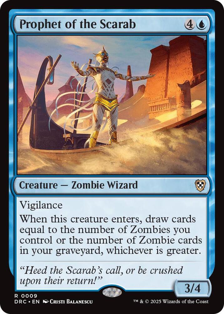 Prophet of the Scarab (9) [Aetherdrift Commander]