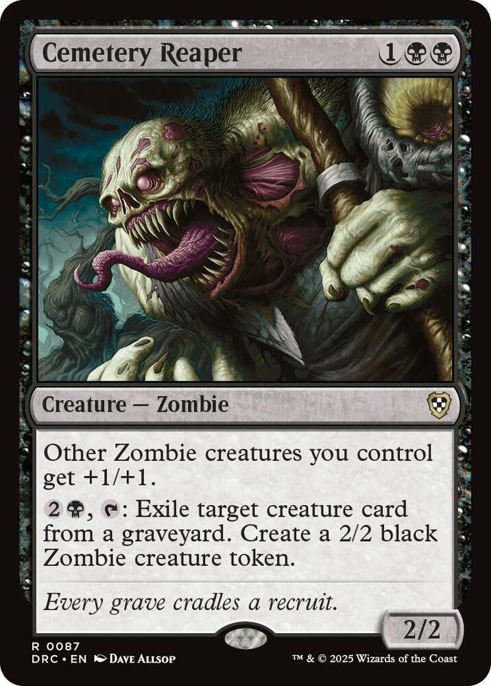 Cemetery Reaper (87) [Aetherdrift Commander]