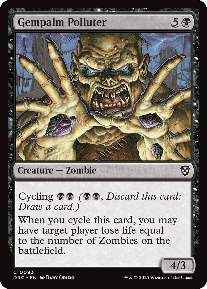 Gempalm Polluter (93) [Aetherdrift Commander]