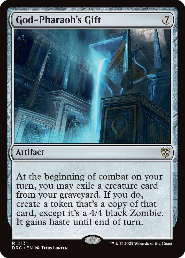 God-Pharaoh's Gift (131) [Aetherdrift Commander]