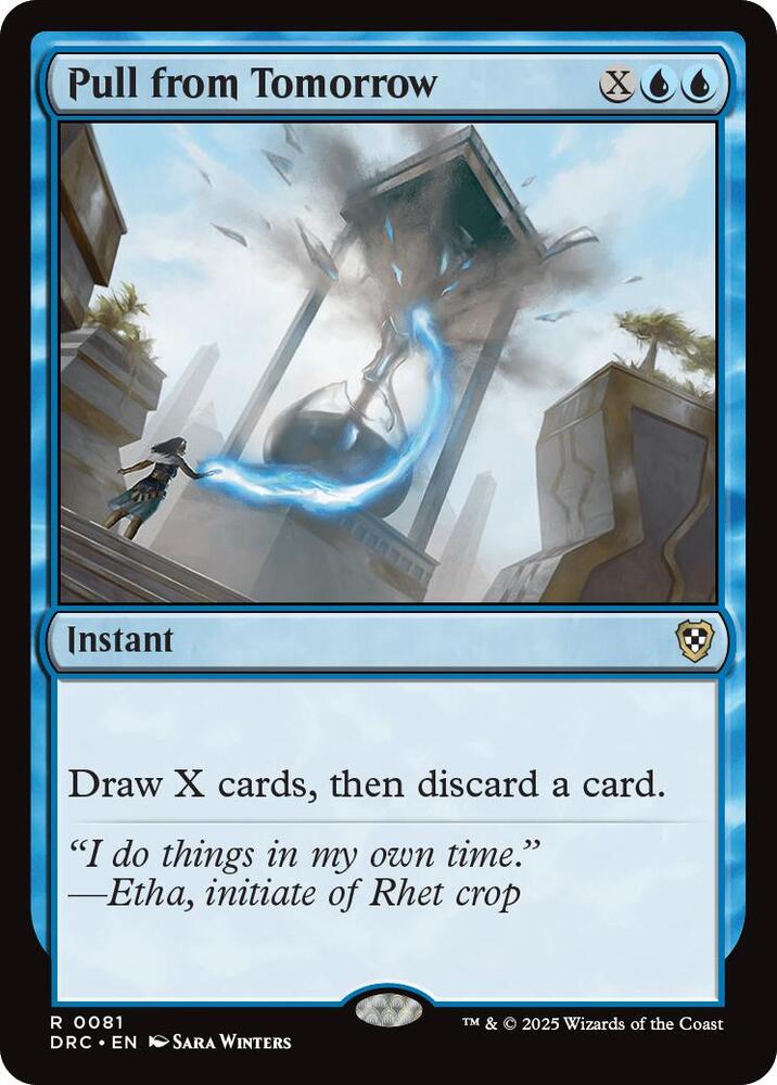 Pull from Tomorrow (81) [Aetherdrift Commander]
