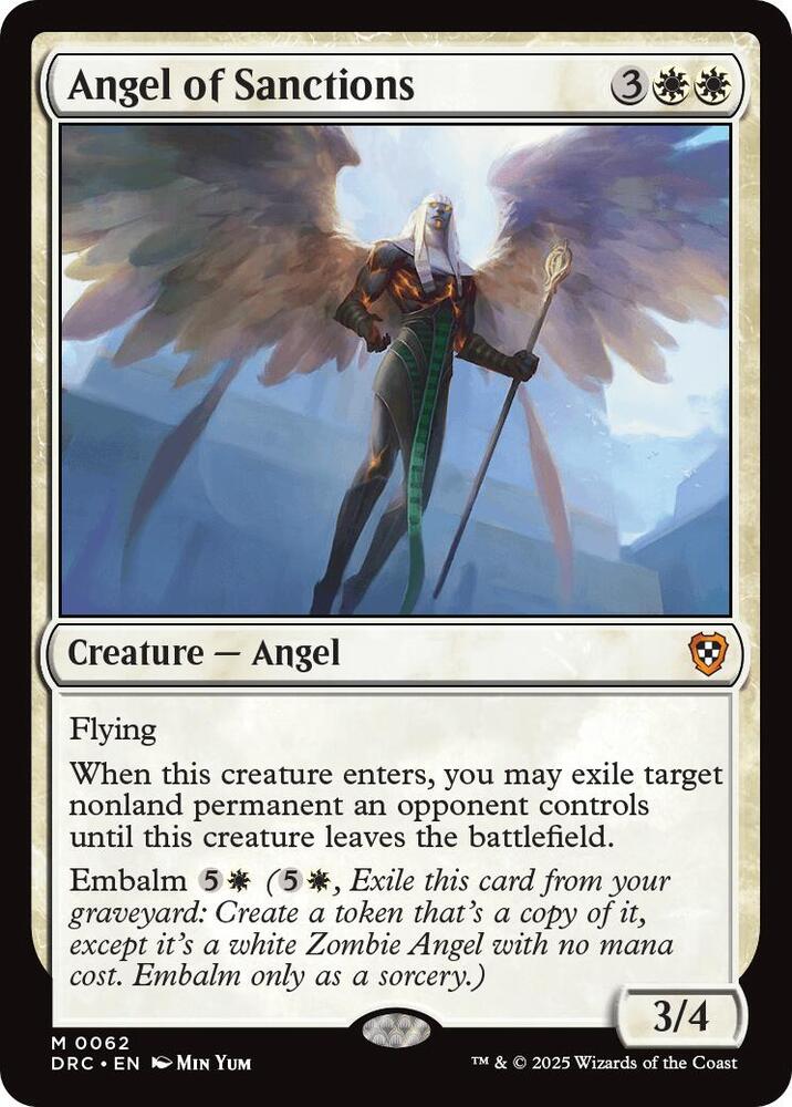 Angel of Sanctions (62) [Aetherdrift Commander]