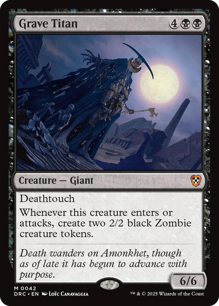 Grave Titan (42) [Aetherdrift Commander]