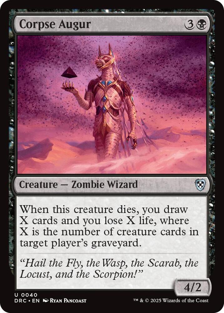 Corpse Augur (40) [Aetherdrift Commander]