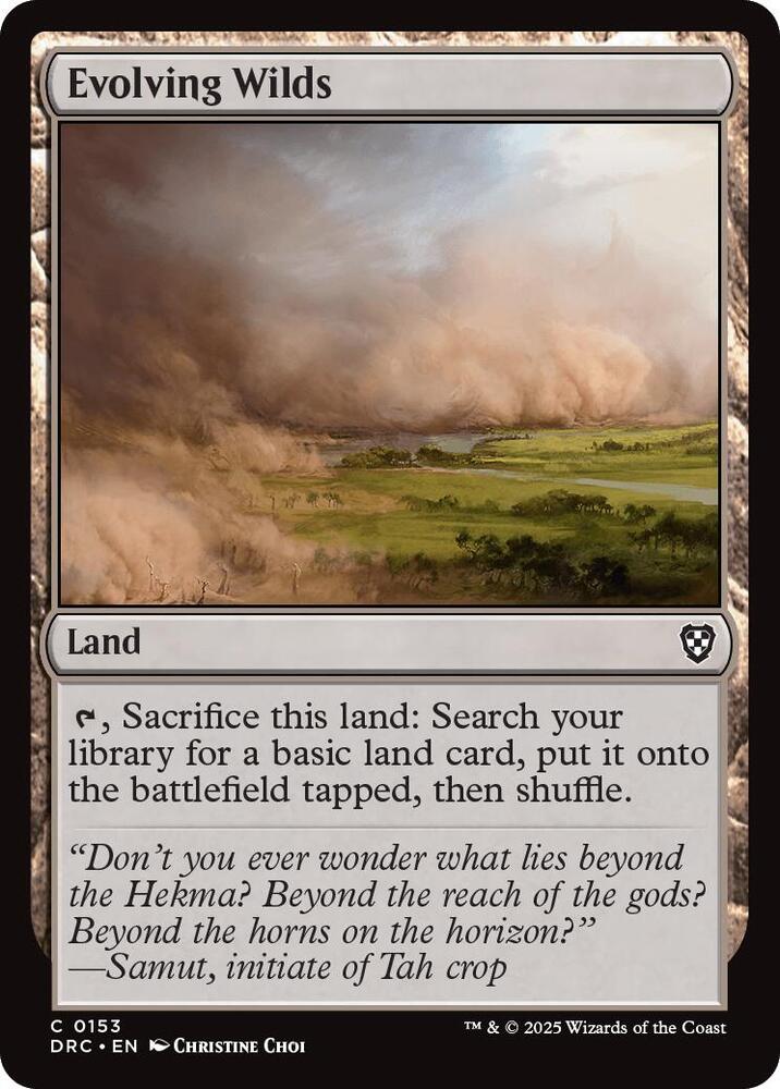 Evolving Wilds (0153) [Aetherdrift Commander]