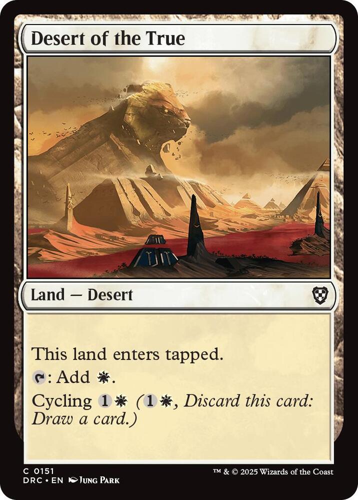 Desert of the True (151) [Aetherdrift Commander]