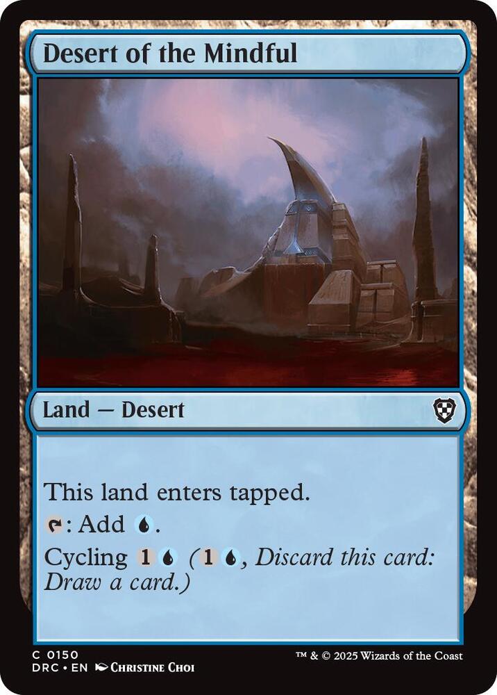 Desert of the Mindful (150) [Aetherdrift Commander]