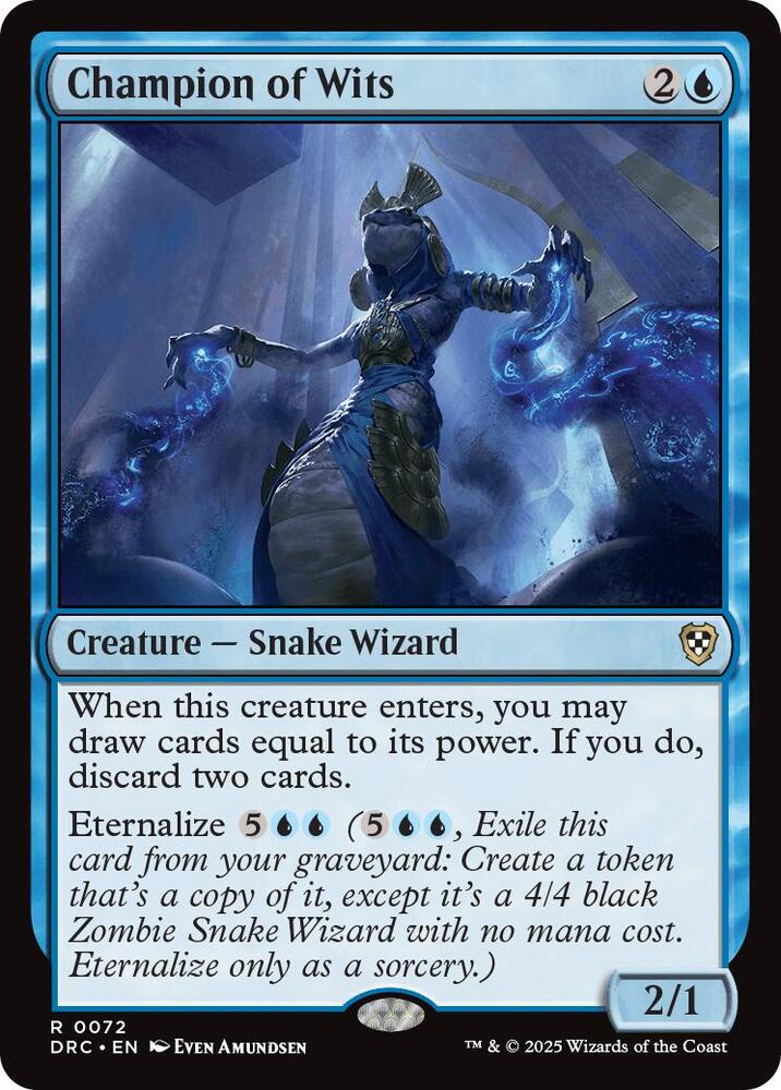 Champion of Wits (72) [Aetherdrift Commander]