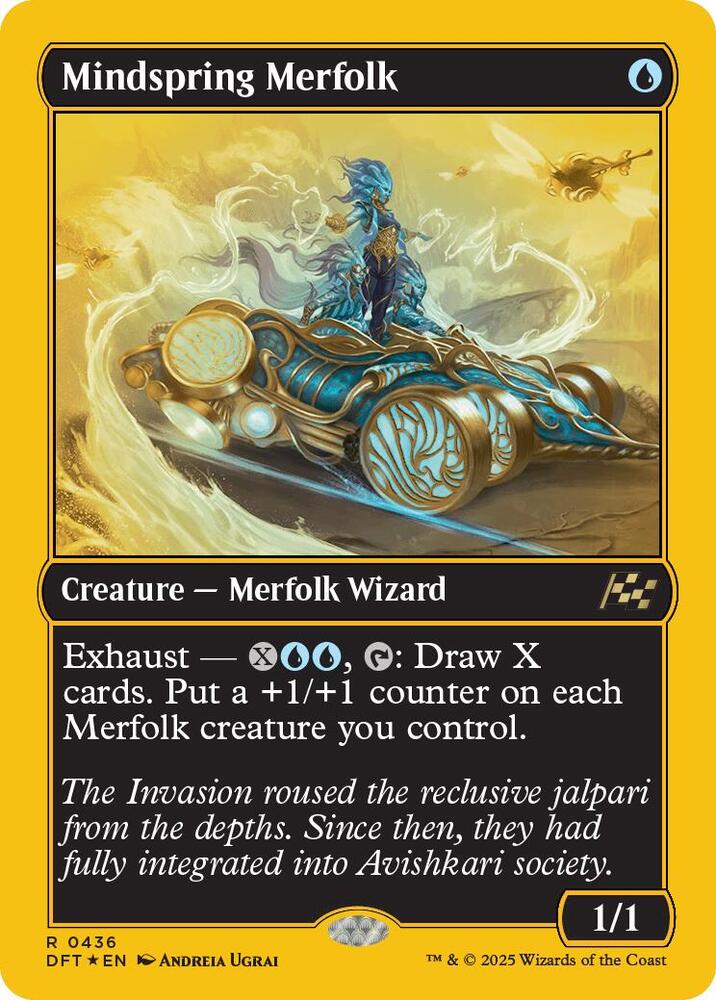 Mindspring Merfolk (First-Place Foil) (436) [Aetherdrift]