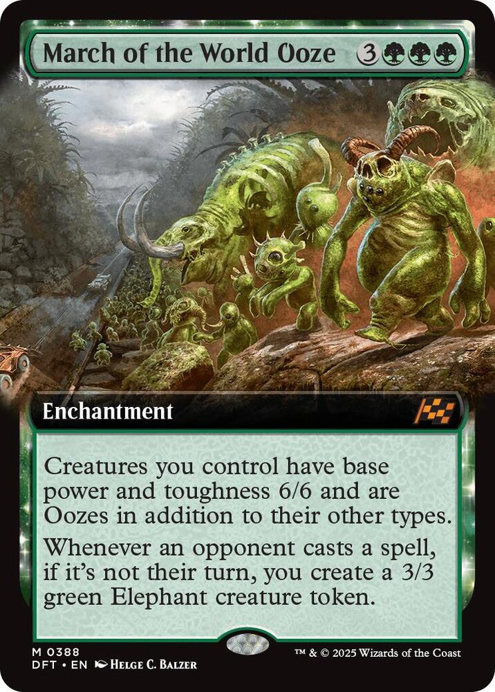 March of the World Ooze (Extended Art) (388) [Aetherdrift]
