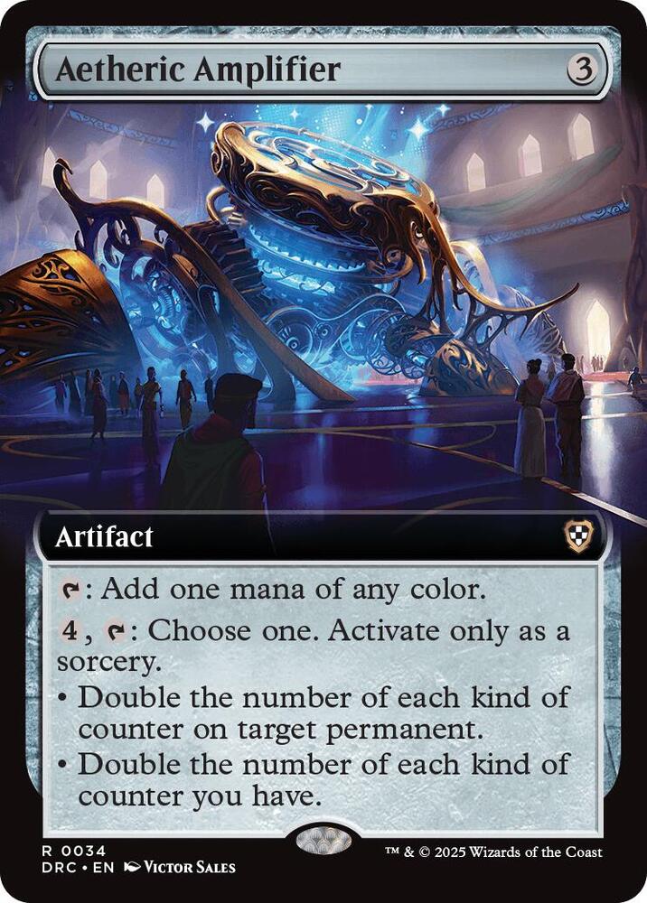 Aetheric Amplifier (Extended Art) (34) [Aetherdrift Commander]