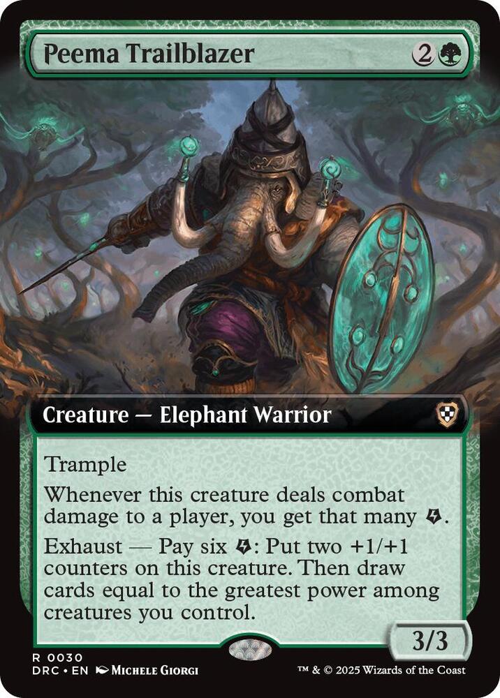 Peema Trailblazer (Extended Art) (30) [Aetherdrift Commander]