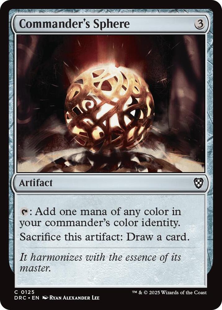 Commander's Sphere (125) [Aetherdrift Commander]