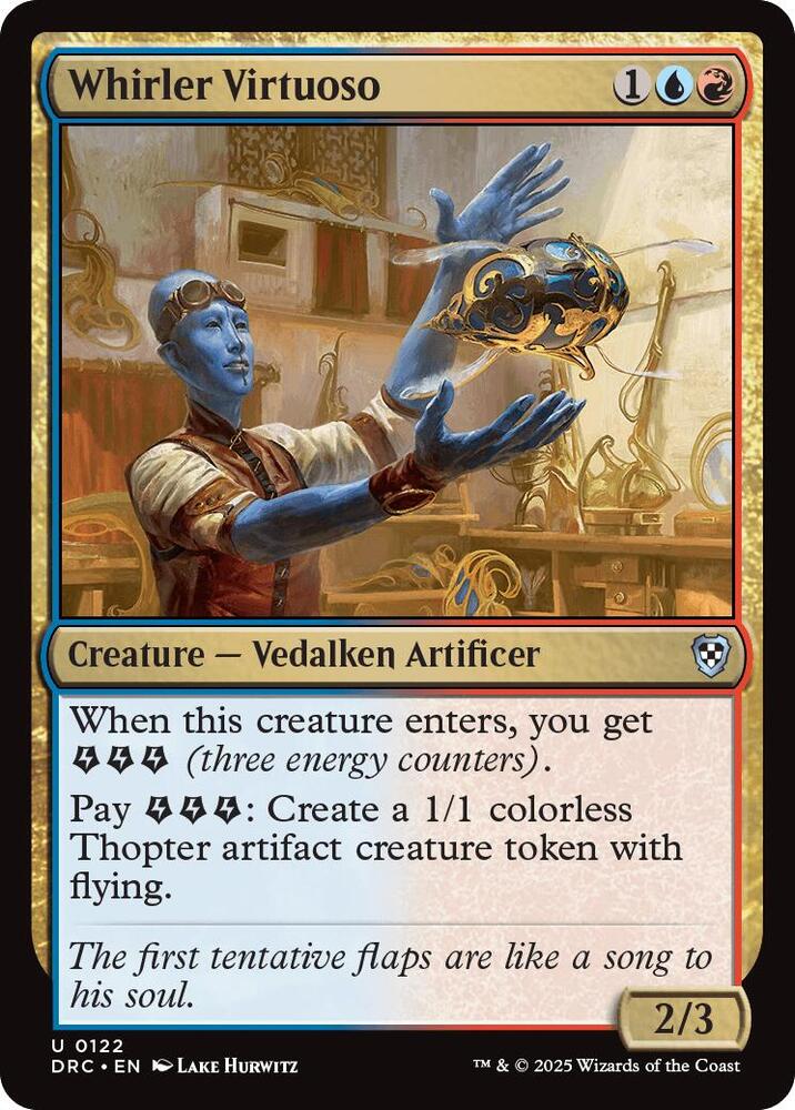 Whirler Virtuoso (122) [Aetherdrift Commander]
