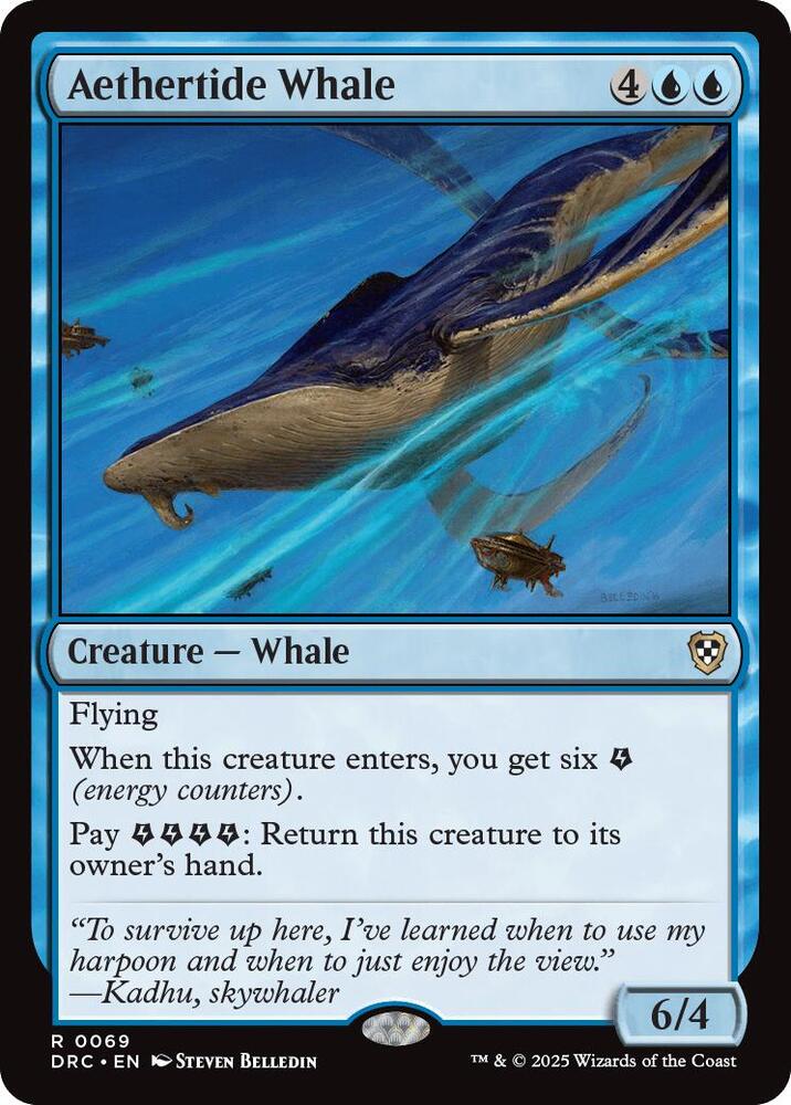 Aethertide Whale (69) [Aetherdrift Commander]