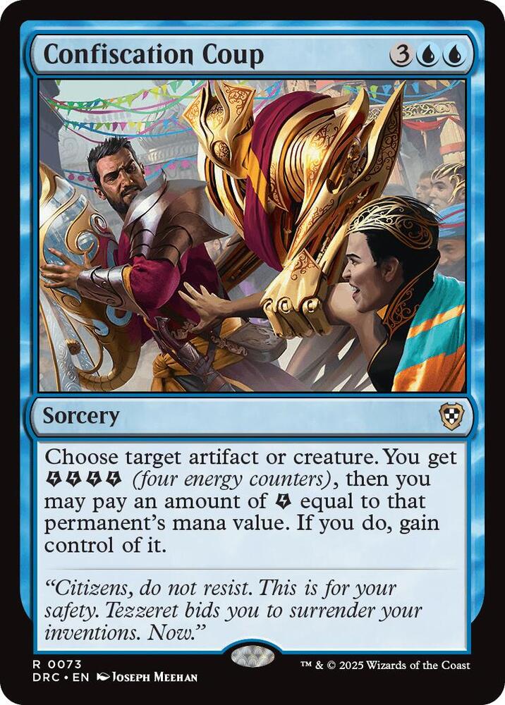 Confiscation Coup (73) [Aetherdrift Commander]