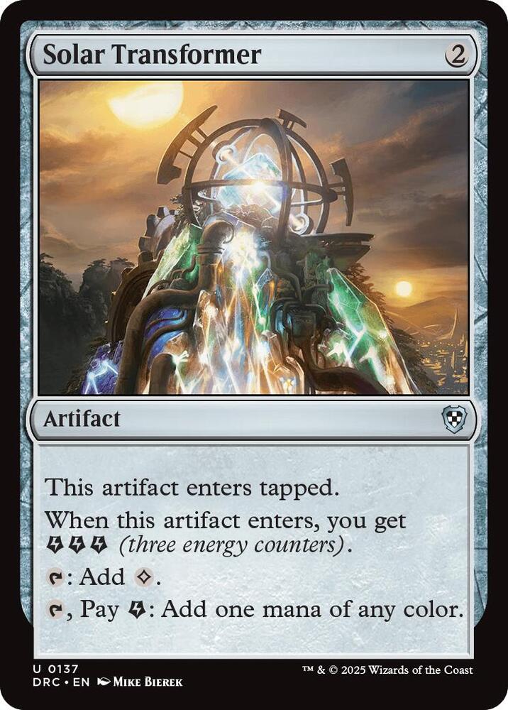 Solar Transformer (137) [Aetherdrift Commander]