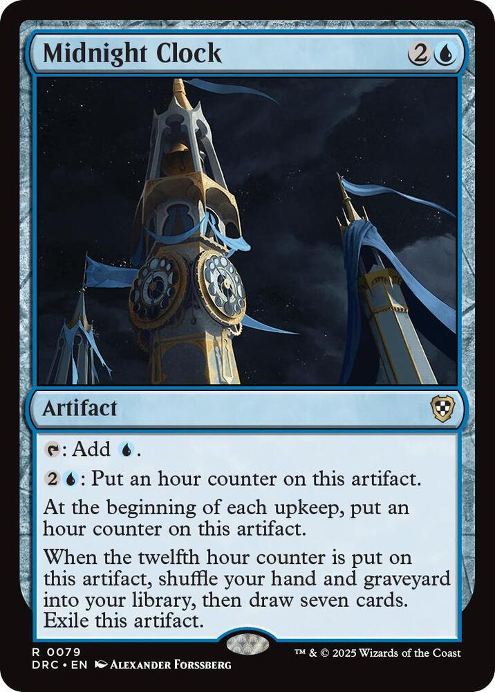 Midnight Clock (79) [Aetherdrift Commander]