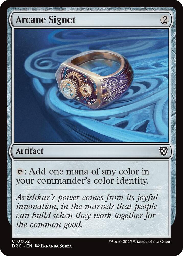 Arcane Signet (0052) [Aetherdrift Commander]