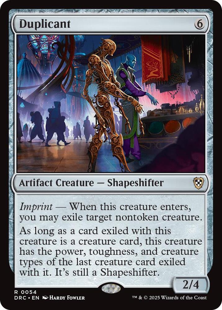 Duplicant (54) [Aetherdrift Commander]