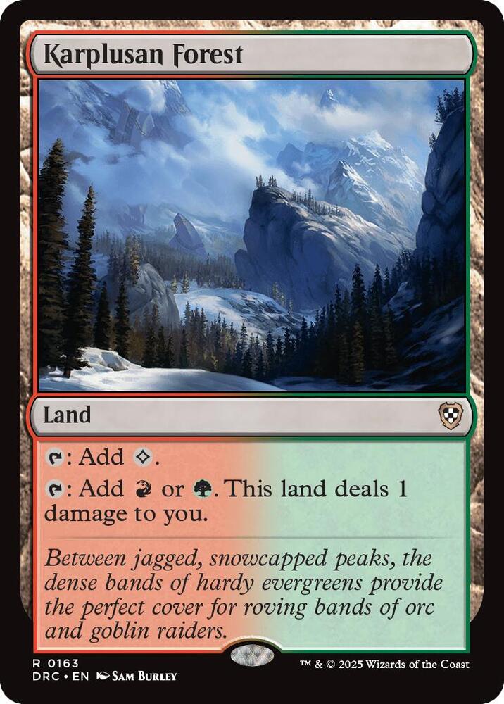 Karplusan Forest (163) [Aetherdrift Commander]