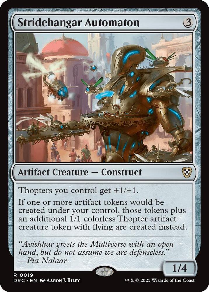 Stridehangar Automaton (19) [Aetherdrift Commander]
