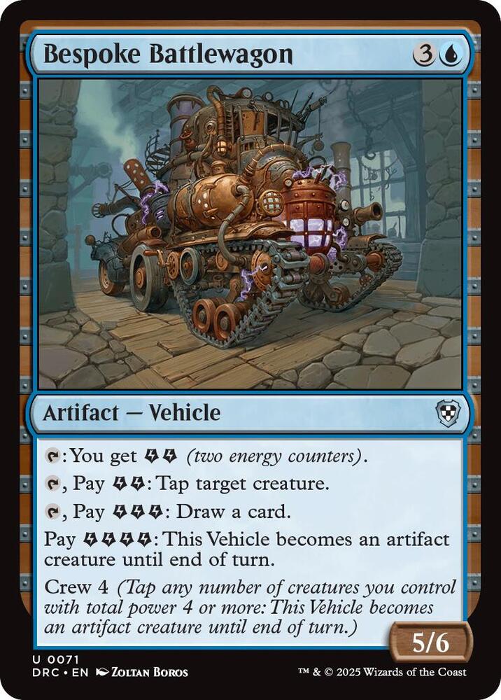 Bespoke Battlewagon (71) [Aetherdrift Commander]